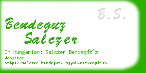 bendeguz salczer business card